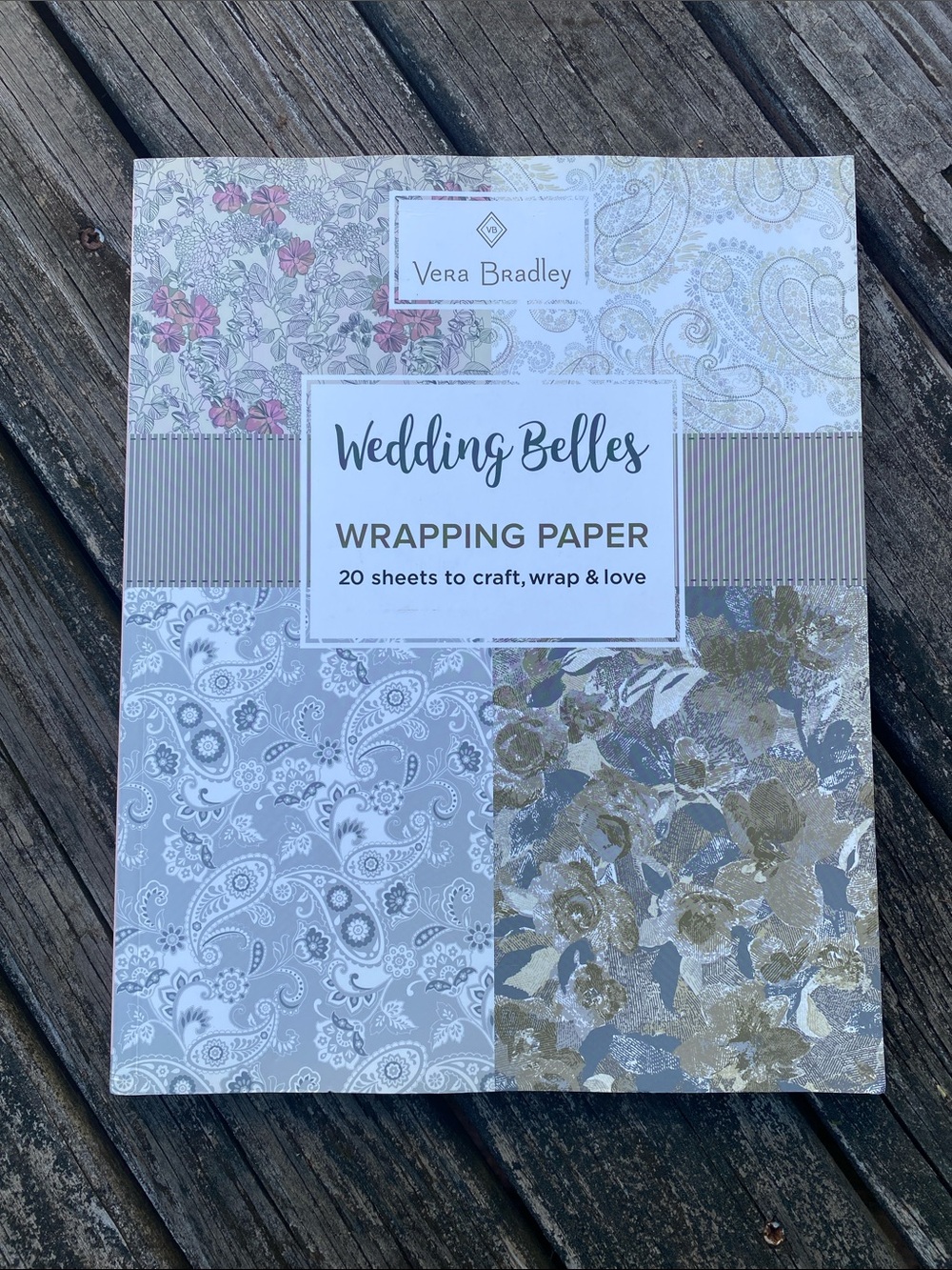 Vera Bradley Wedding Bells Wrapping Paper.
